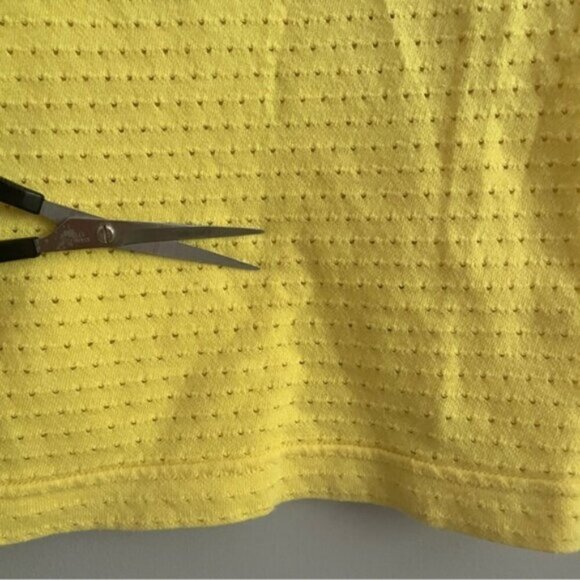 Vintage Versace Yellow Short Sleeve Polo Shirt - 50/XL, made in Italy 🇮🇹 - Picture 6 of 12